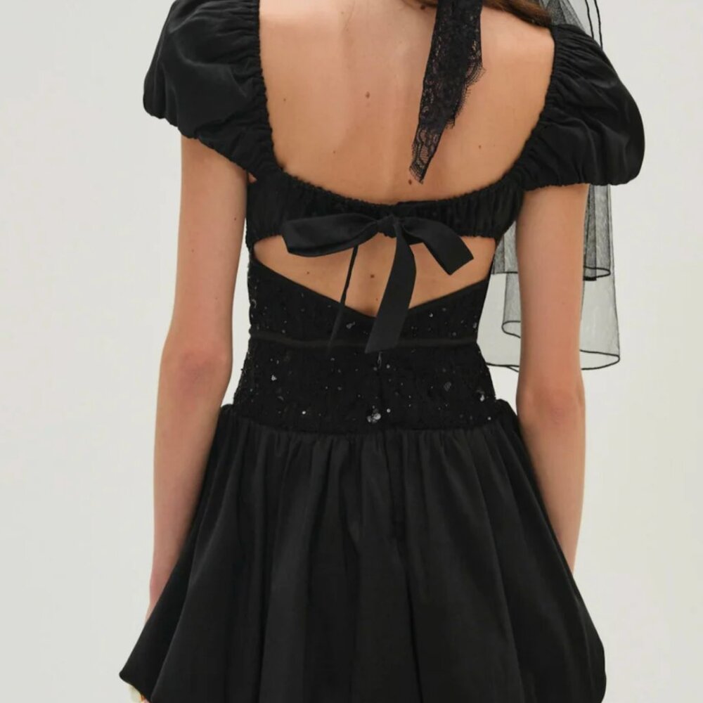 NWT For Love and Lemons McKenna Bubble Dress Size S - Picture 3 of 4